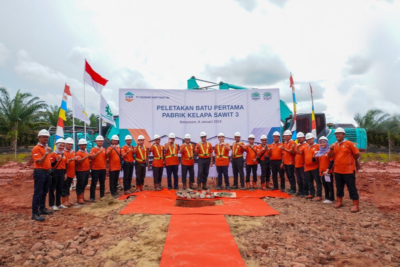 Seremoni Peletakan Batu Pertama Pabrik Kelapa Sawit 3 Perseroan