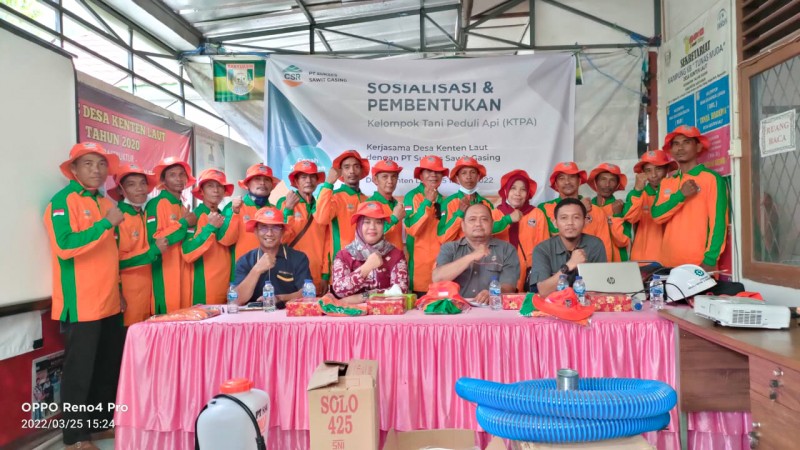 Pelatihan Karhutla dan Pembentukan Kelompok Tani Peduli Api (KTPA) 