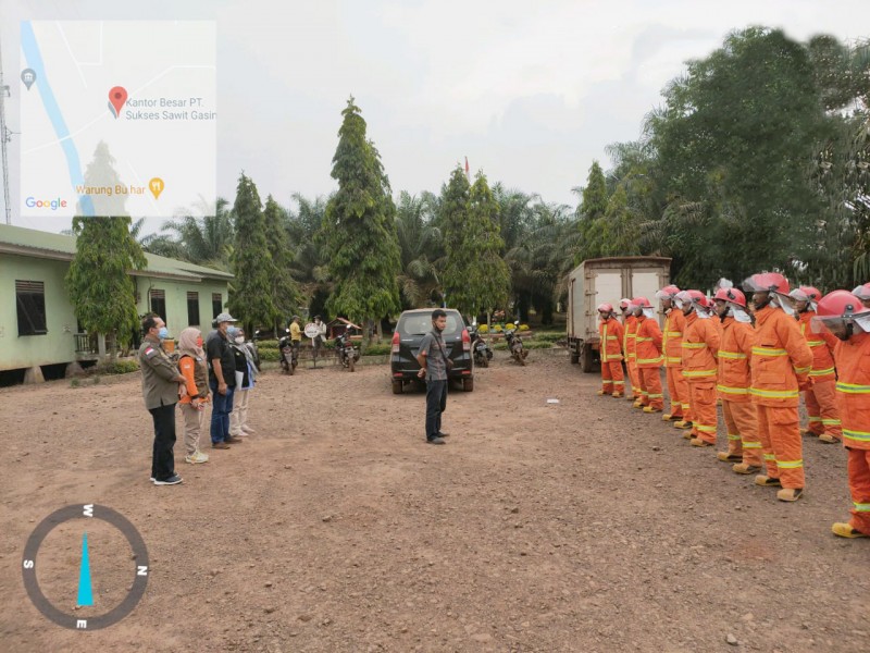 Bekerja Sama dengan DLH, PT Cisadane Sawit Raya Tbk. Mengimplementasikan Pedoman Pencegahan dan Pengendalian Karhutla untuk Menghadapi Musim Kemarau.