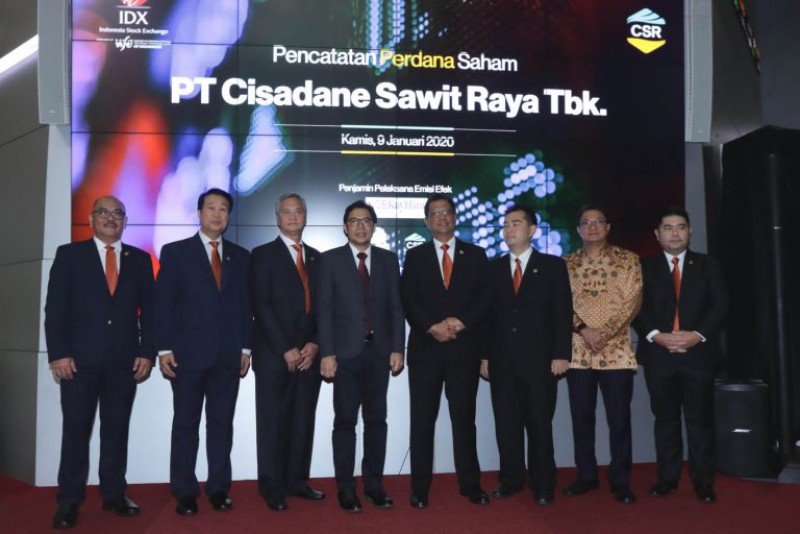PT Cisadane Sawit Raya Tbk. Listed on the IDX